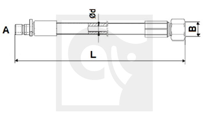 970-0552 Hydraulic Hose