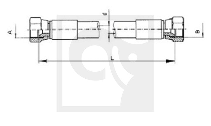 38622861 Hydraulic Hose, Medium Pressure